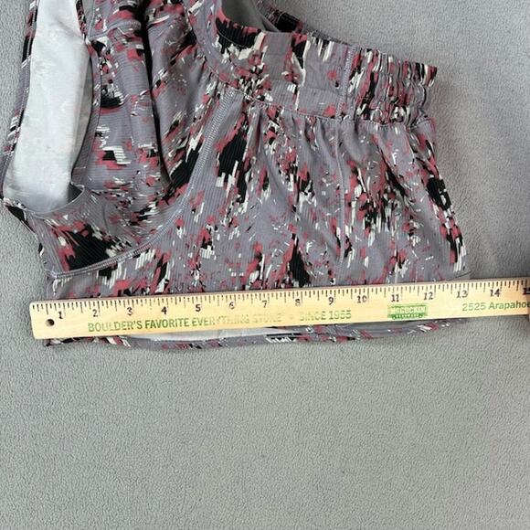 Lululemon Shorts Womens 6 Gray Speed Up Low Rise‎ Lined Floral Running Workout - Picture 11 of 12